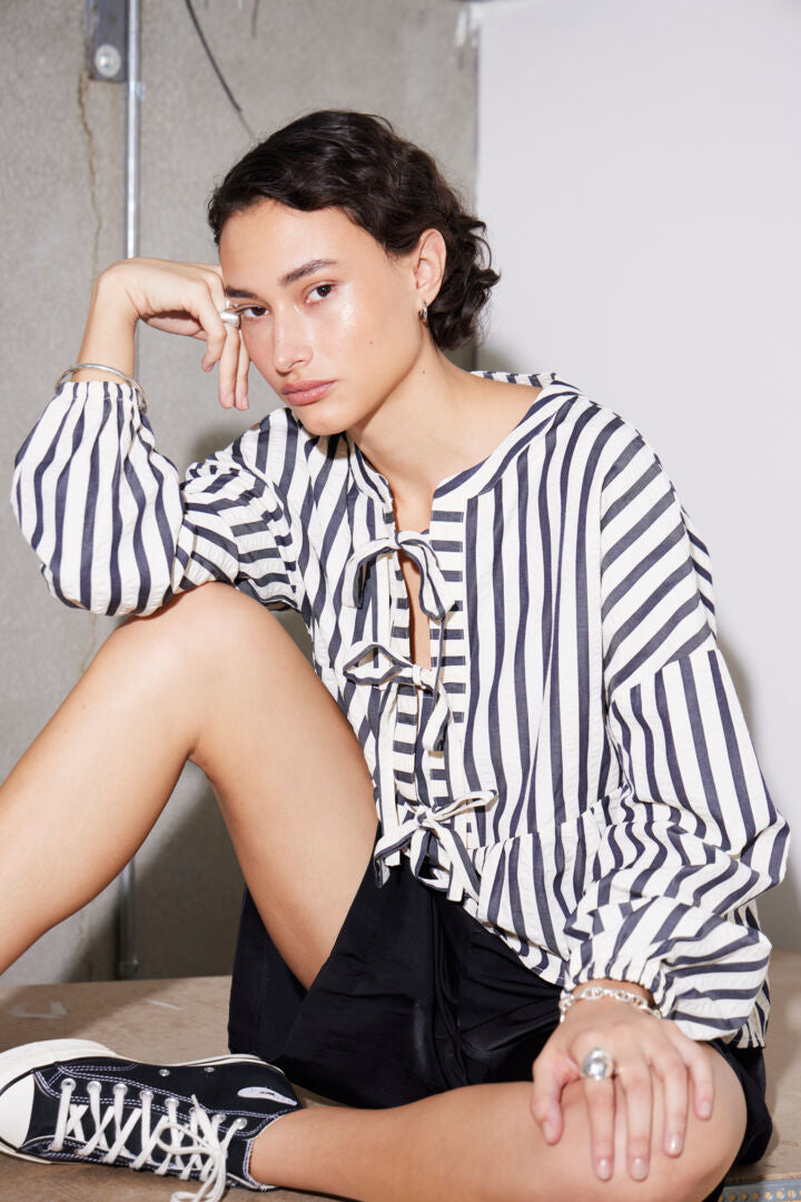 Ichi Linda blouse stripe