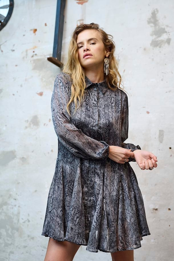 Pulz Meggy dress grey