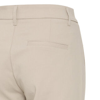 Pulz Bindy pants high waist ankl.sand