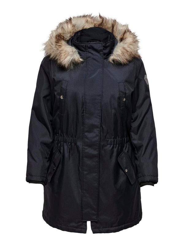 Only Carmakoma Irena Parka Coat Black