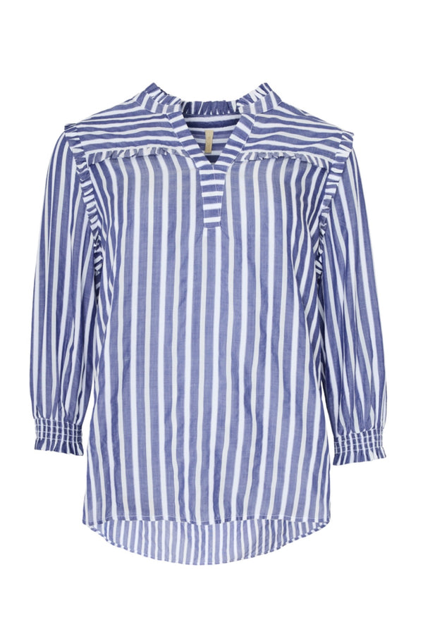 Ofelia Sille shirt blue stripe