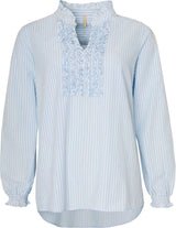 Ofelia Dagmar Blouse Blue Combi