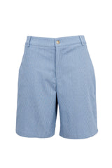 Black Colour Astrid shorts blue stripe