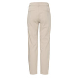 Pulz Bindy pants high waist ankl.sand