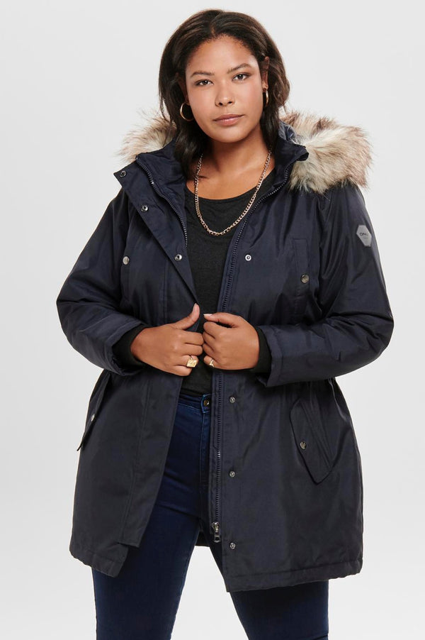 Only Carmakoma Irena Parka Coat Black