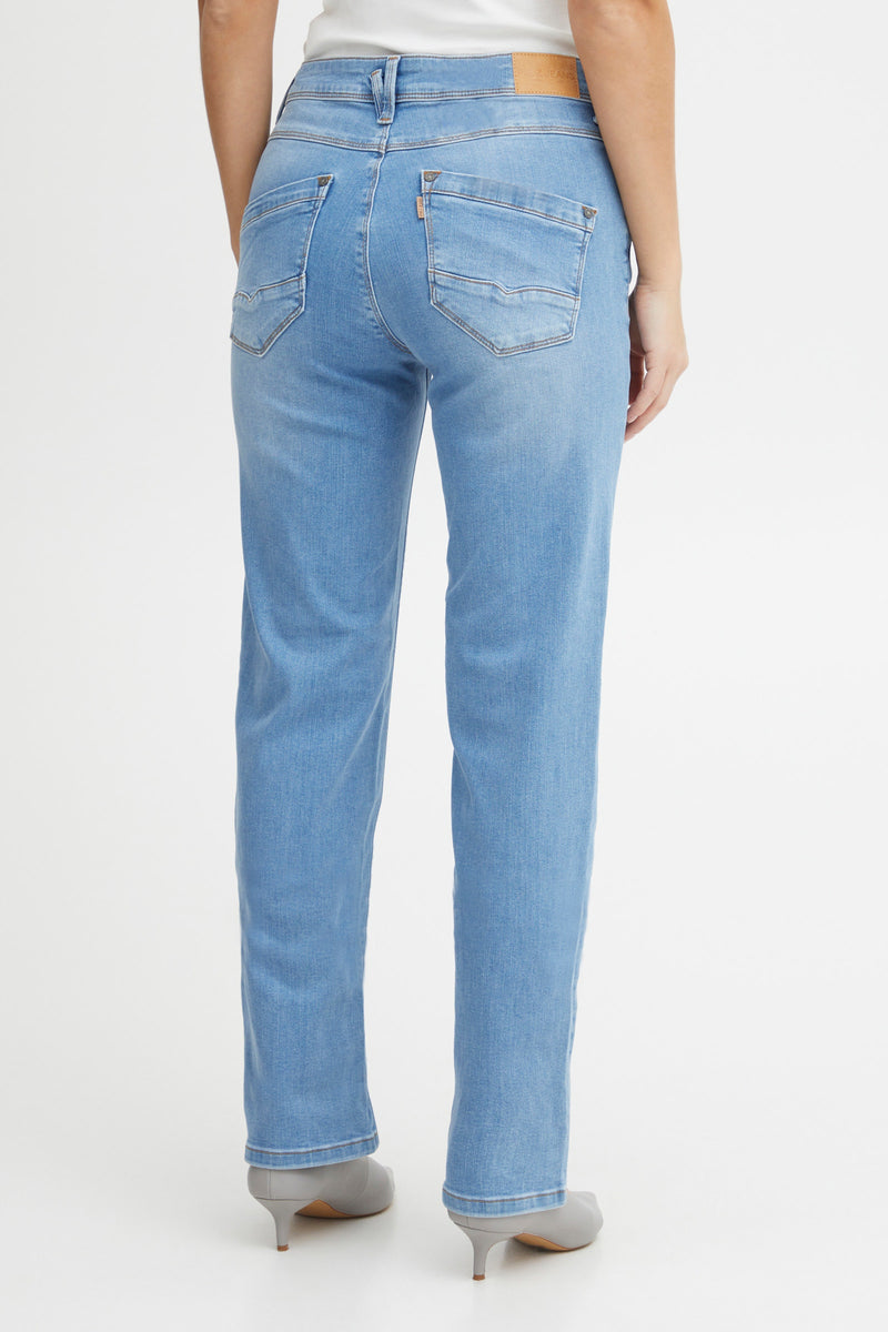 Pulz jeans Karolina highwaist straight light blue