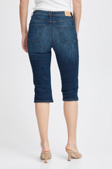 Pulz Katja capri jeans dark blue