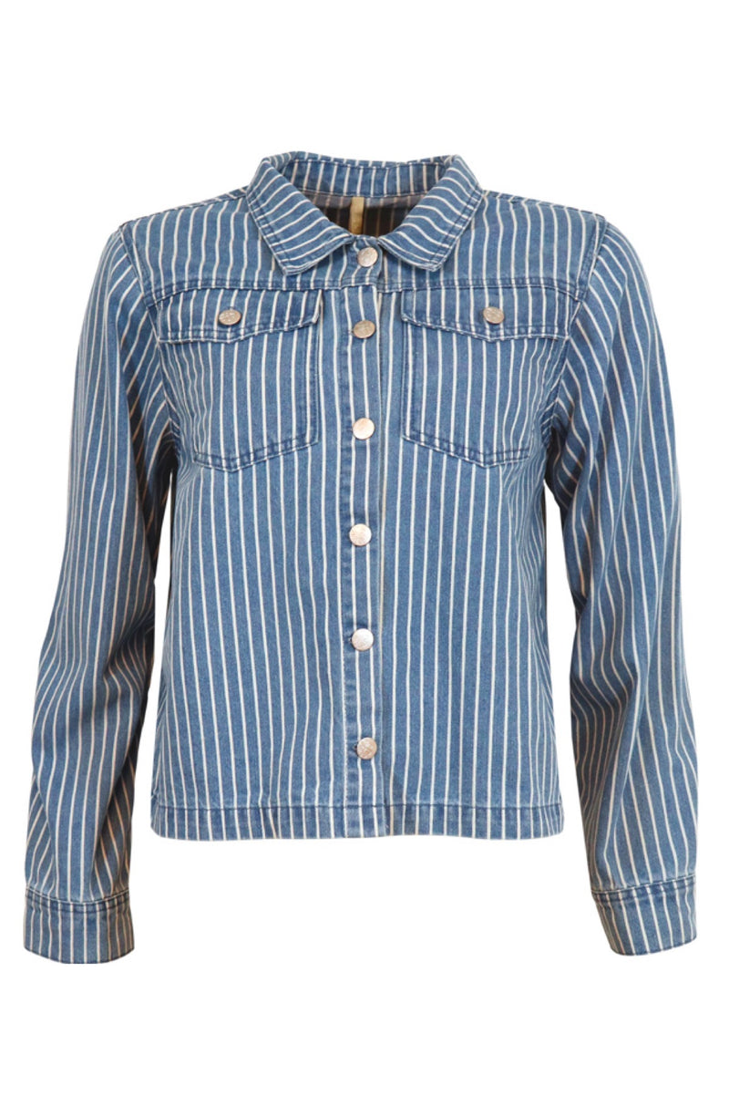 Ofelia Doddie denim  jacket stripe