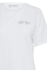 Pulz Brielle Wing t-shirt white