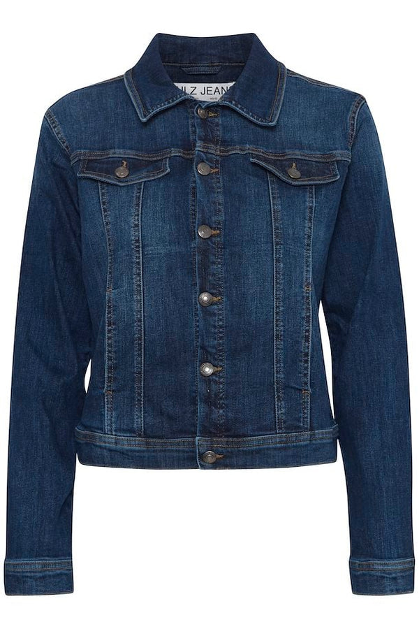 Pulz Katja denim jacket Dark blue