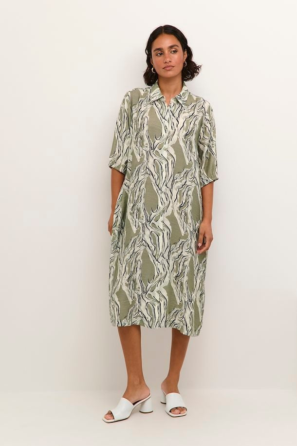 Kaffe Elino Shirt dress vetiver