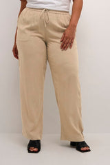 Kaffe Curve Mille linen pants beige