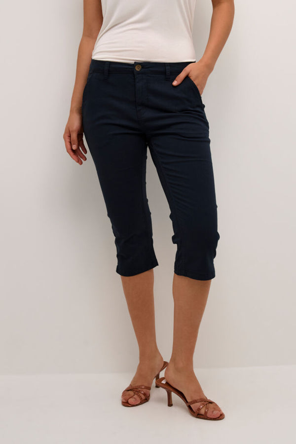 Culture Brita capri pants navy