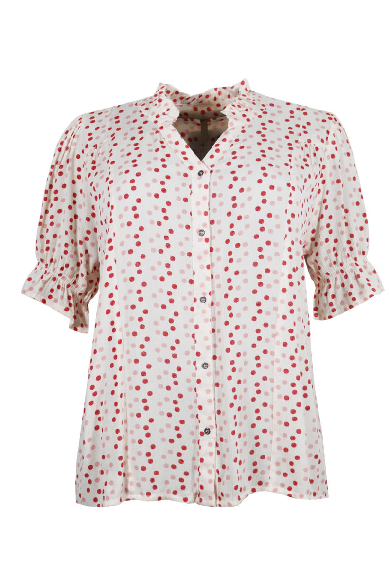 Cassiopeia louise shirt red combi