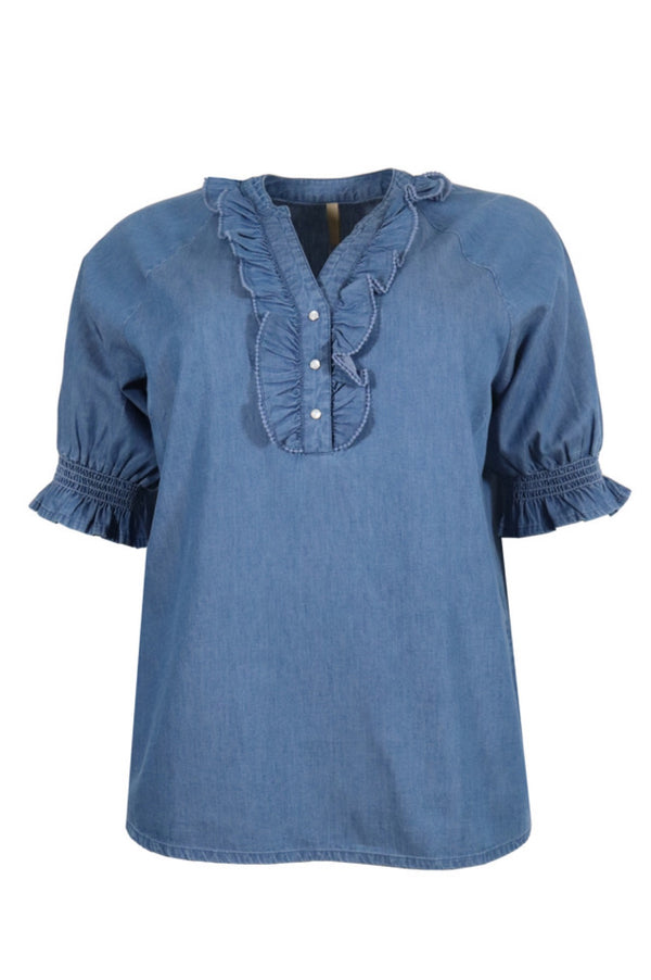 Cassiopeia Necille denim shirt blue