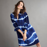 Allweek Halle tunic blue tie dye