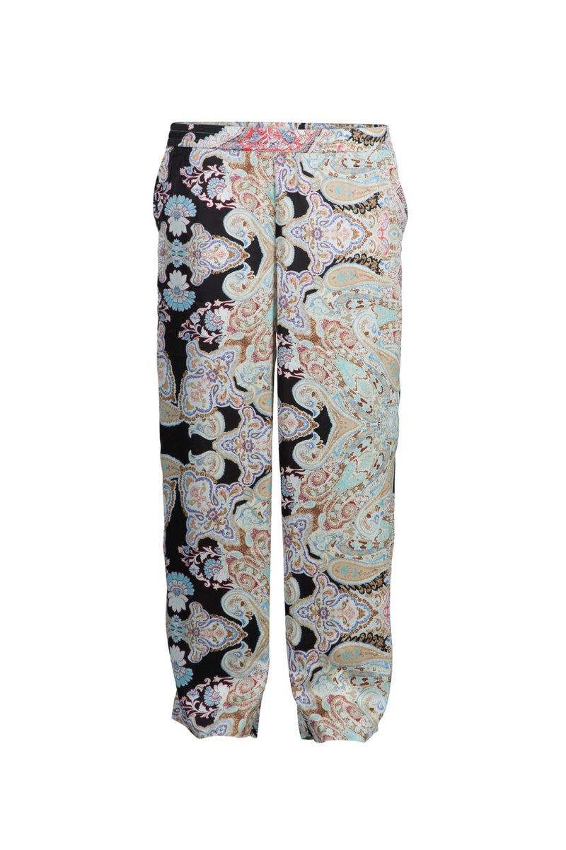 Zoey  Lena pants black print