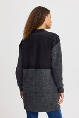 Pulz Anke cardigan black denim