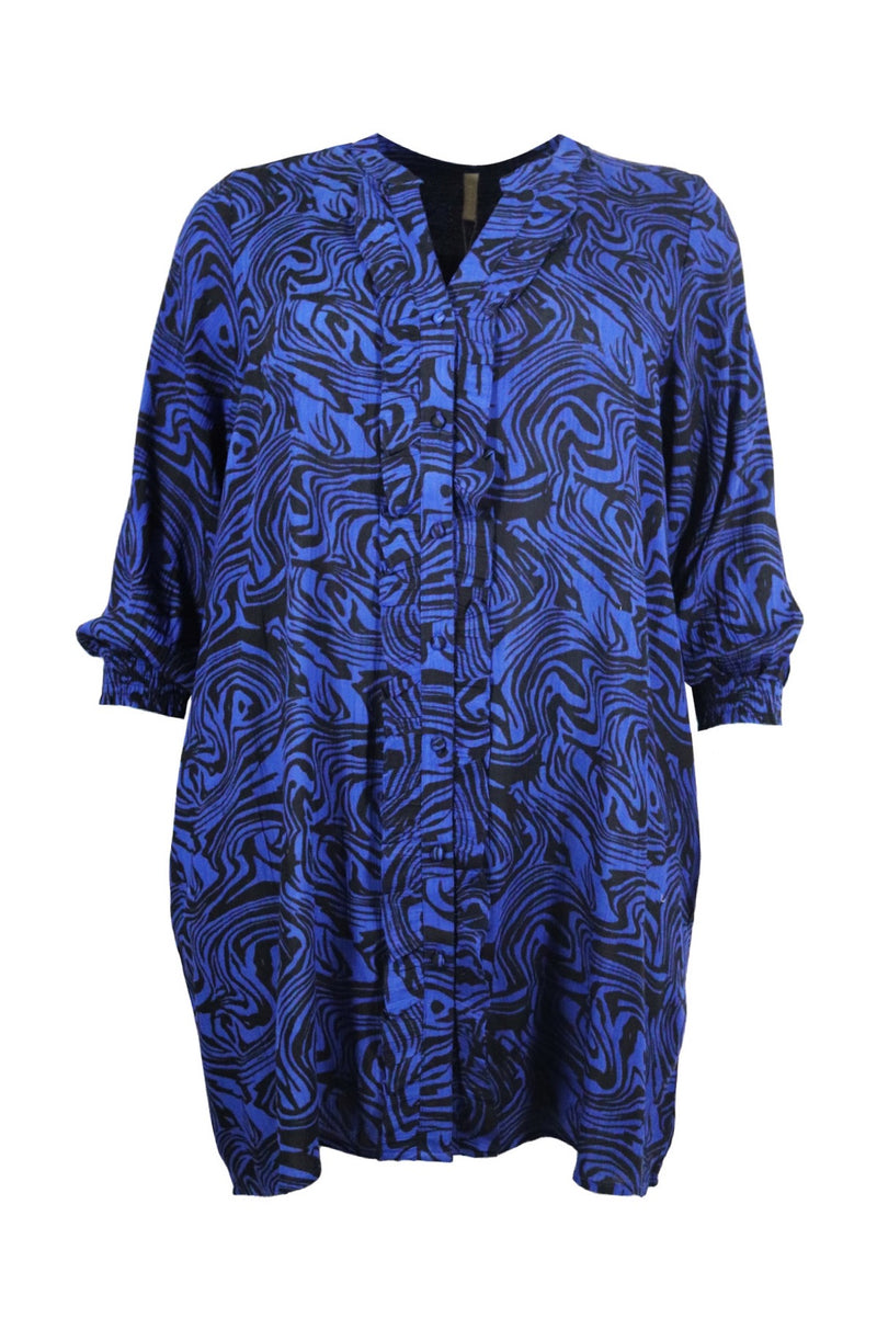 Cassiopeia Elsette tunic blue/black