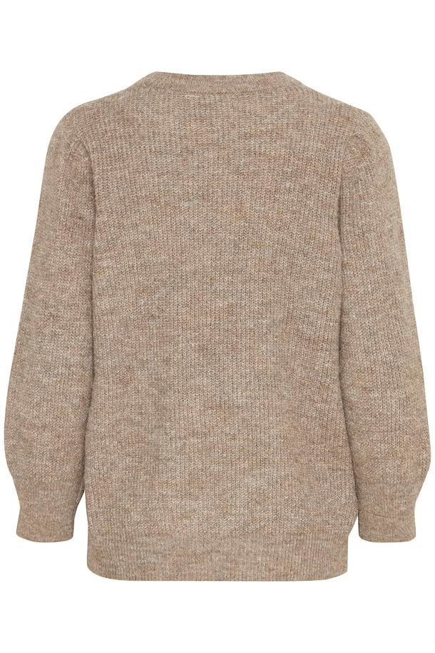 Ichi Kamara knit sand/brown melange