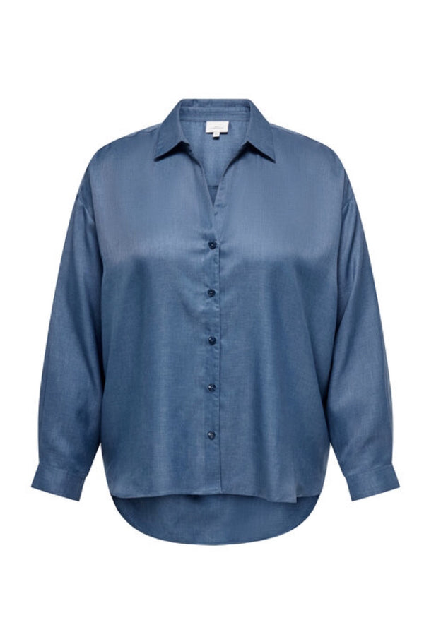 Only Carmakoma Hassy shirt blue