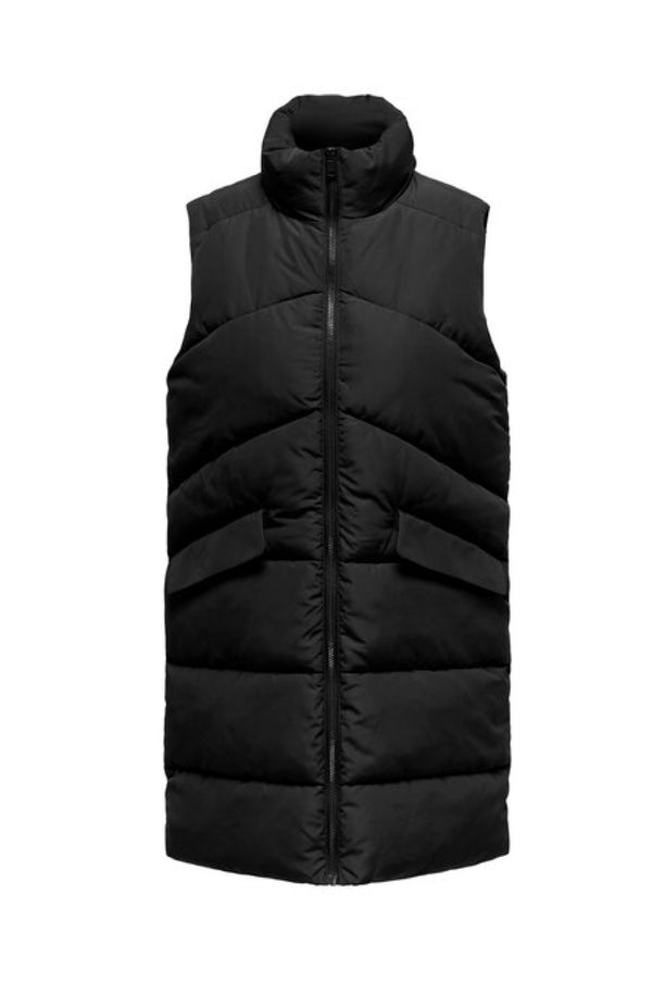 Only Carmakoma Mathilde long waistcoat black