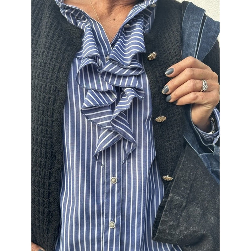 Gaspar Madison stripe shirt