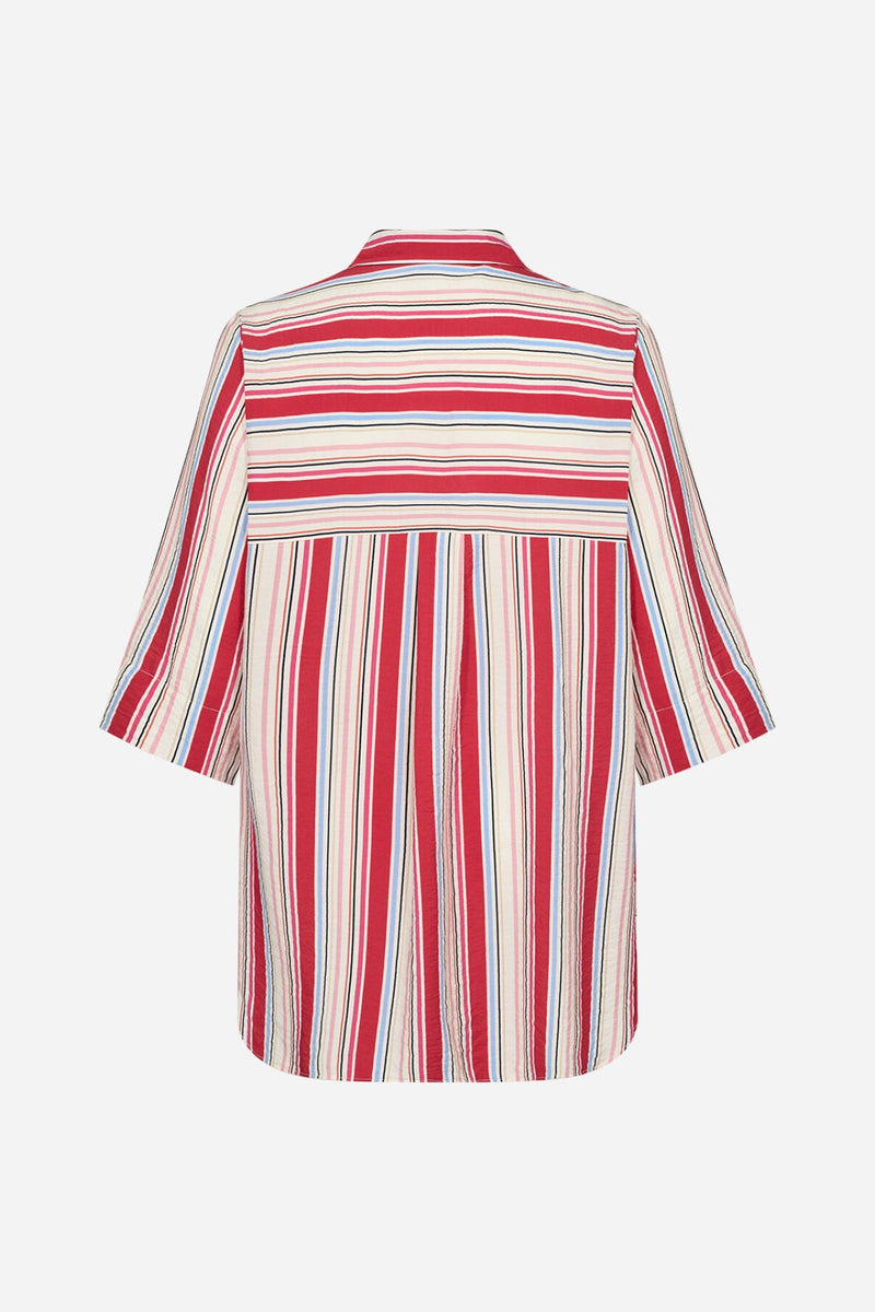 Wasabi Adina 2 shirt red stripe