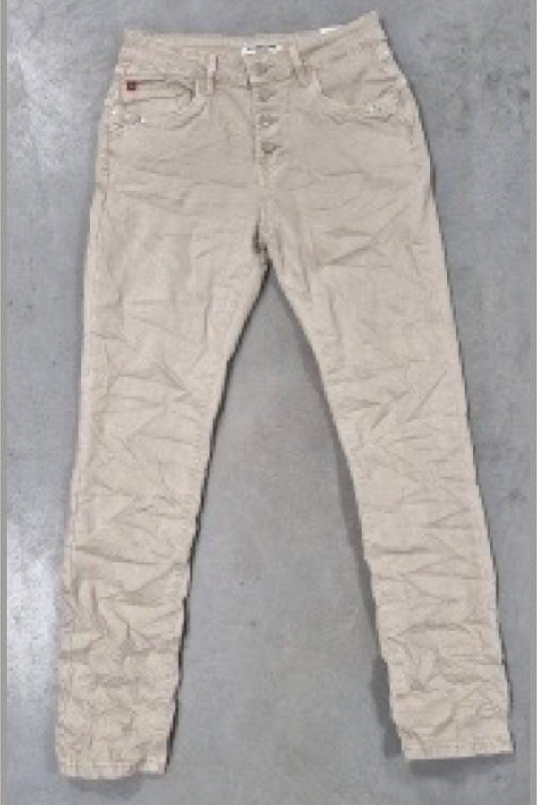 Vanting Karostar twill pants sand