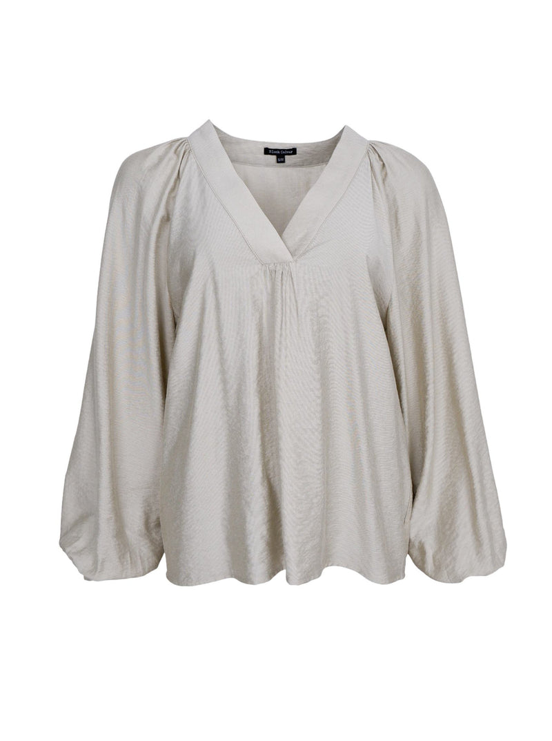 Black Colour Luisa raglan blouse wheat