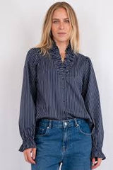 Neo Noir Brielle Multi Stripe bluse