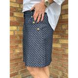 Gaspar Vienna Short Skirt Blue