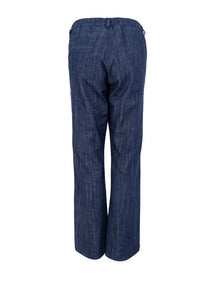 Black Colour Box Straight Pant navy denim