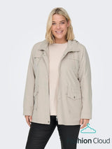 Only Carmakoma New Starline jacket silver lining