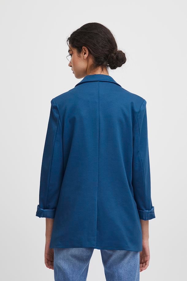 Ichi Kate Sus oversized blazer true blue