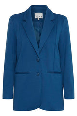 Ichi Kate Sus oversized blazer true blue