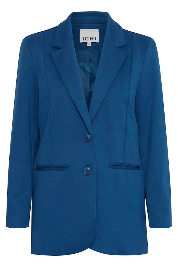 Ichi Kate Sus oversized blazer true blue