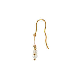 Stine A Big gold splash earring elegant pearl