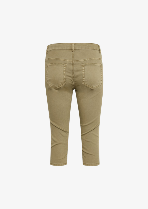 Culture capri Asta twill capri bukser - brown