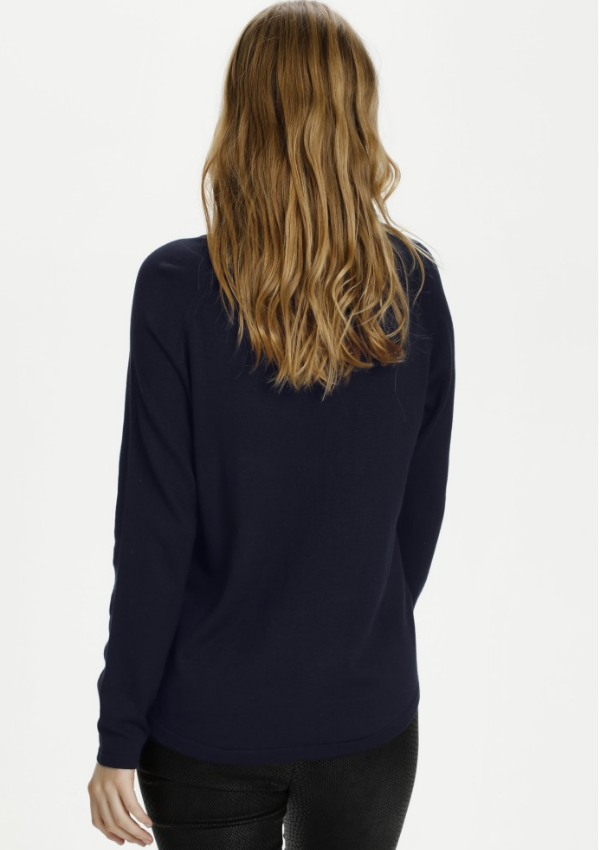 Culture bluse - Anne Marie solid jumper - Blå