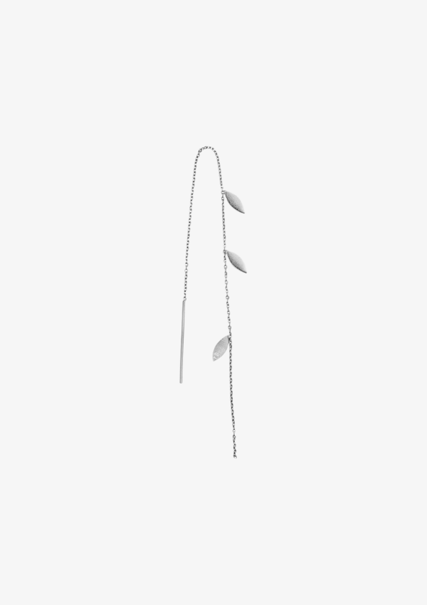 STINE A ØRERING - THREE LEAVES EARRING PIECE SILVER