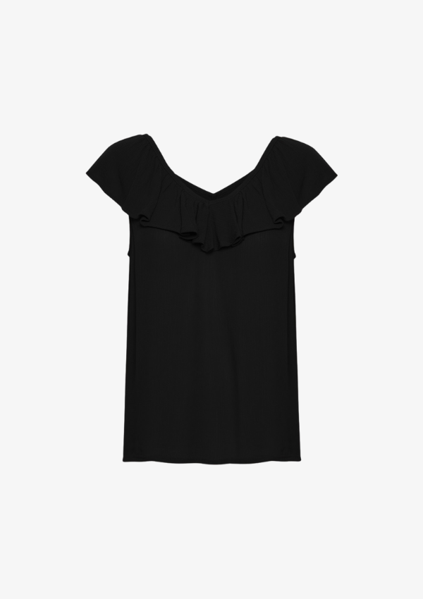 ICHI Marrakech top - Black