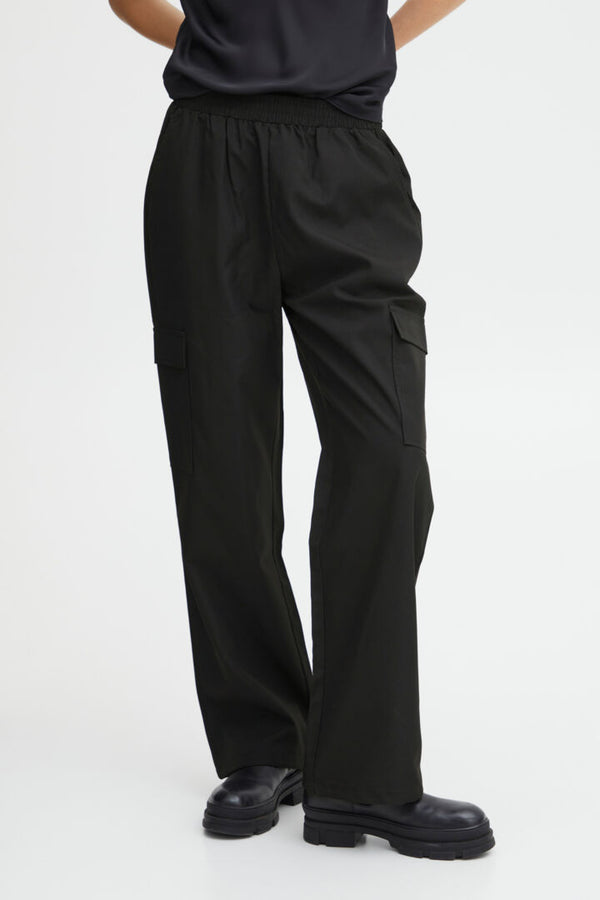 Ichi Kecia cargo pants sort